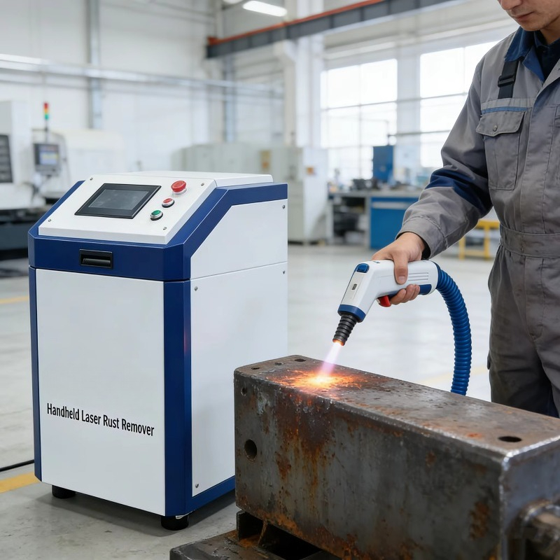 Industrial Laser Paint Removal - 휴대용 레이저 세척기 2000W 녹 제거