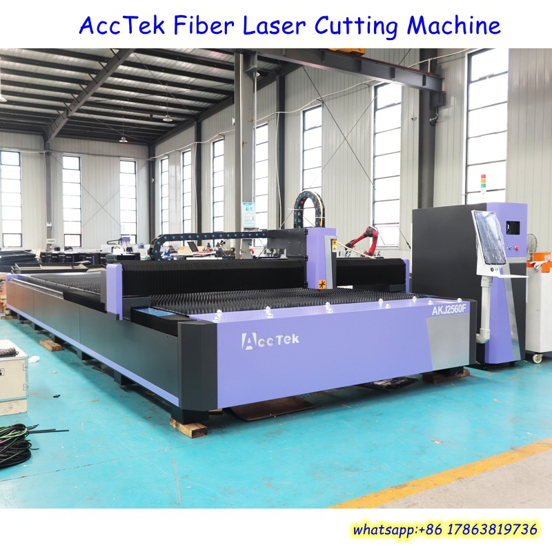 Industrial Laser Cutter - 금속 AKJ2560F를 위한 6000 와트 섬유