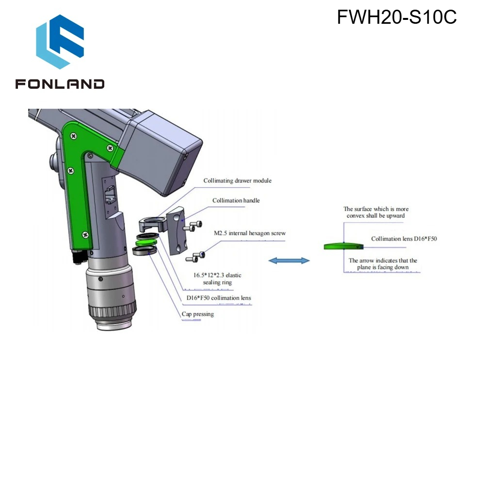 Industrial Laser Head - RelFar FWH20-S10C 오리지널 레이저 용접 헤드
