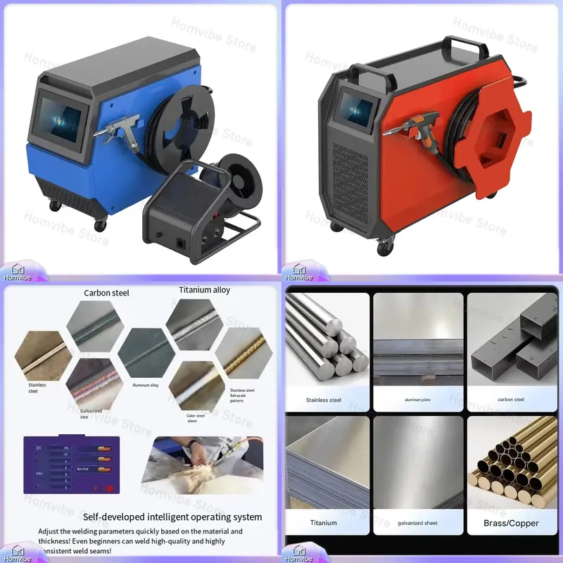 Industrial Handheld Laser Welder - 4-in-1 공냉식 레이저 용접기 휴대용 금속