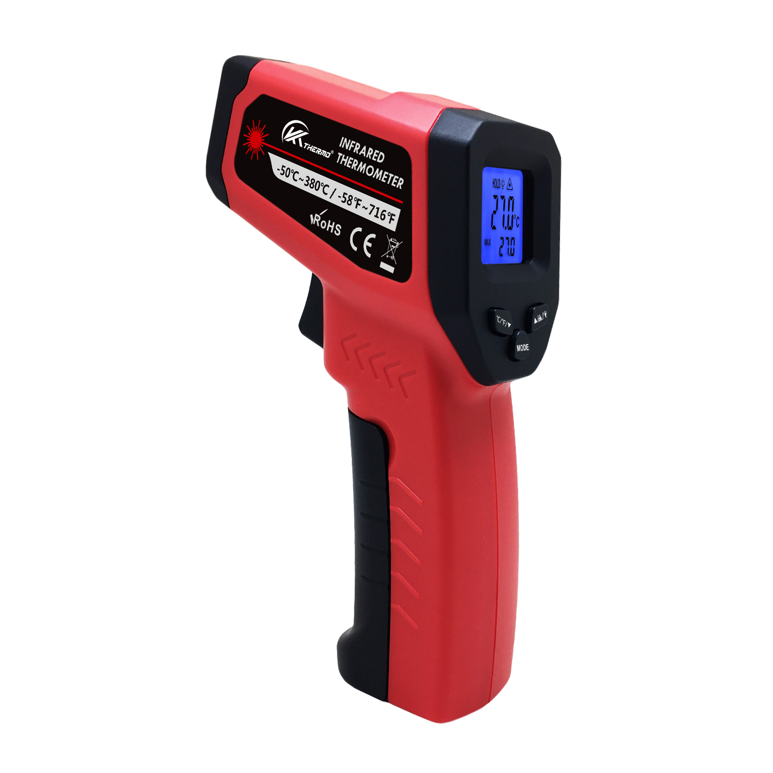 Industrial Laser Temperature Sensor - LCD 산업용 전자 온도계 비접촉-50 ~