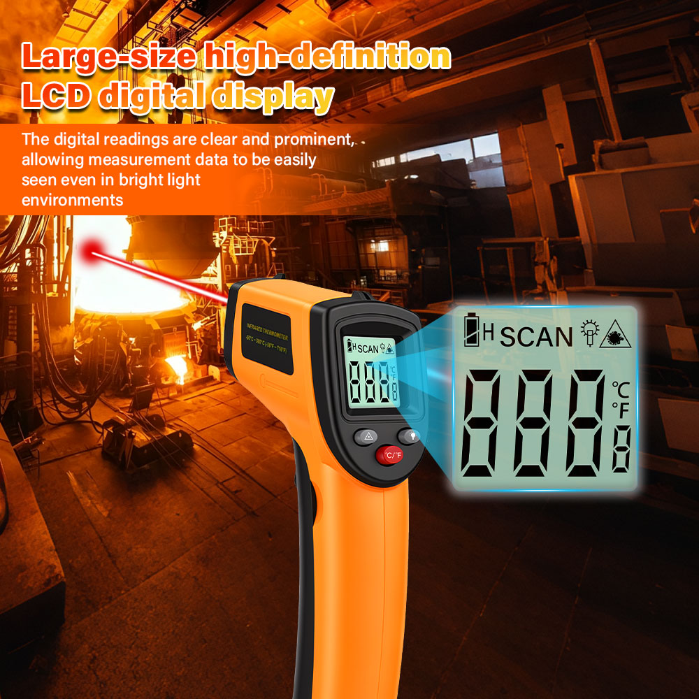Industrial Laser Temperature Sensor - 디지털 적외선 온도계 비접촉식 온도계 산업용