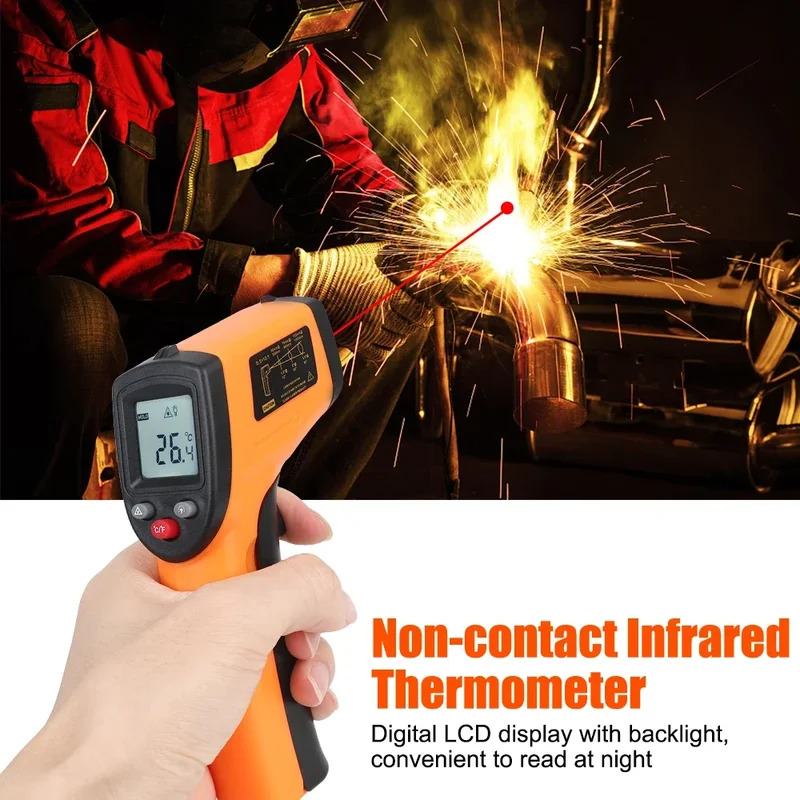 Industrial Laser Temperature Sensor - -50~380 ° C 산업용 적외선 온도계