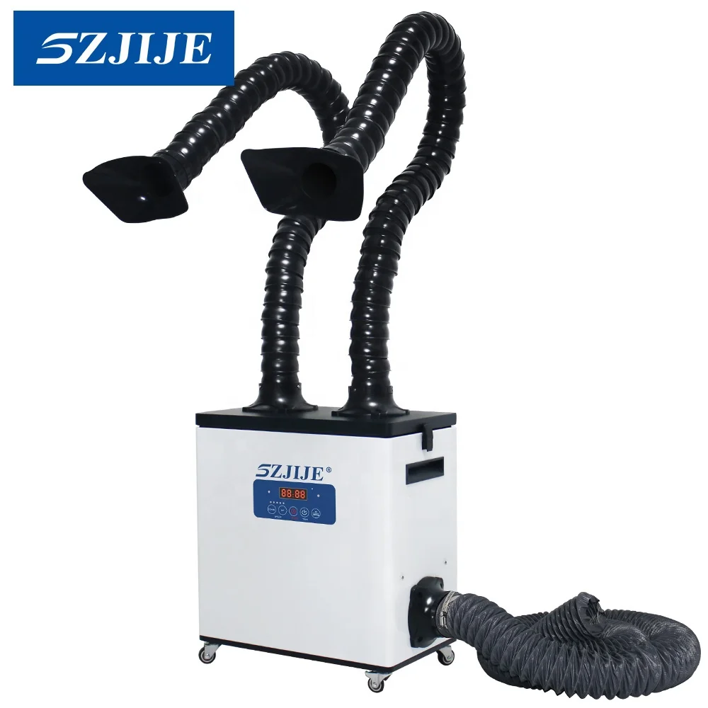 Fume Extractor Laser - SZJIJE 신형 인기 이중 헤드 납땜