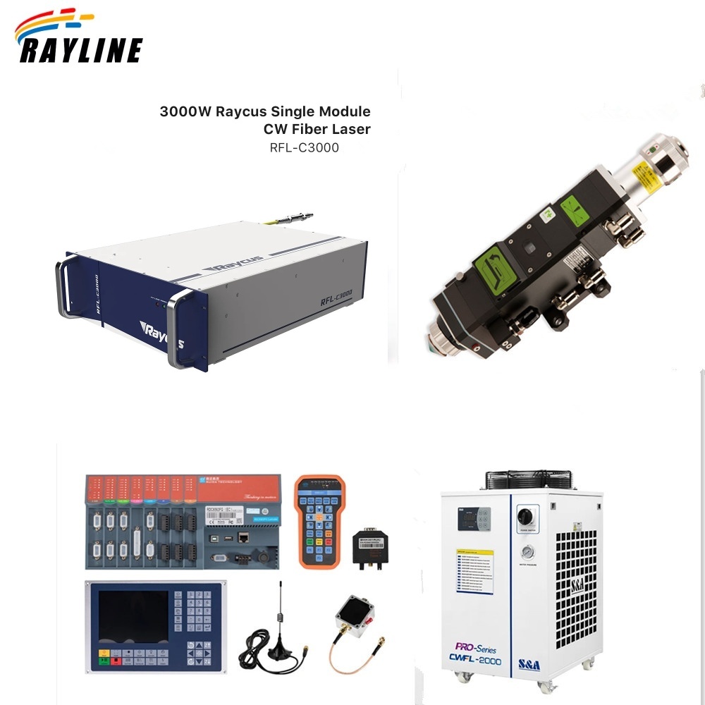 Industrial Fiber Laser - Raycus 2000W 파이버 레이저 소스/BM111 커팅
