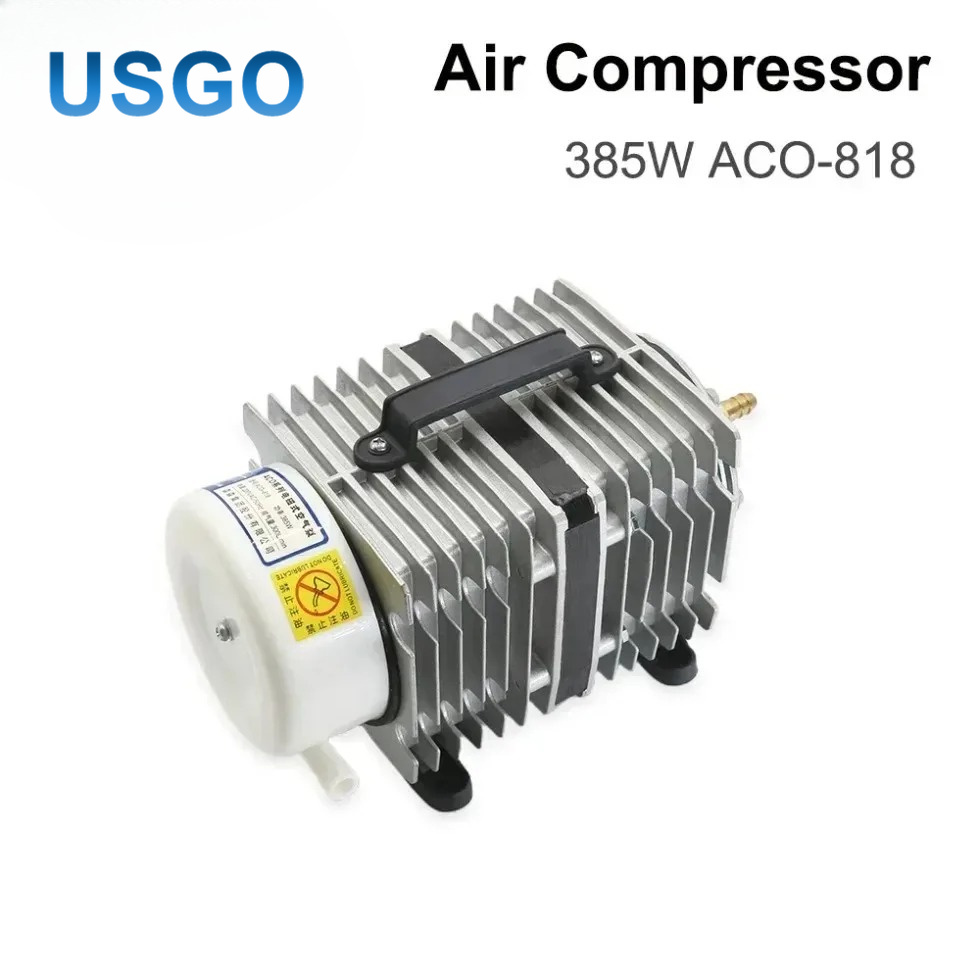 USGO ACO-818 385W 전자기 공기 압축기 펌 - Air Assist Pump Laser 리뷰 및 가격