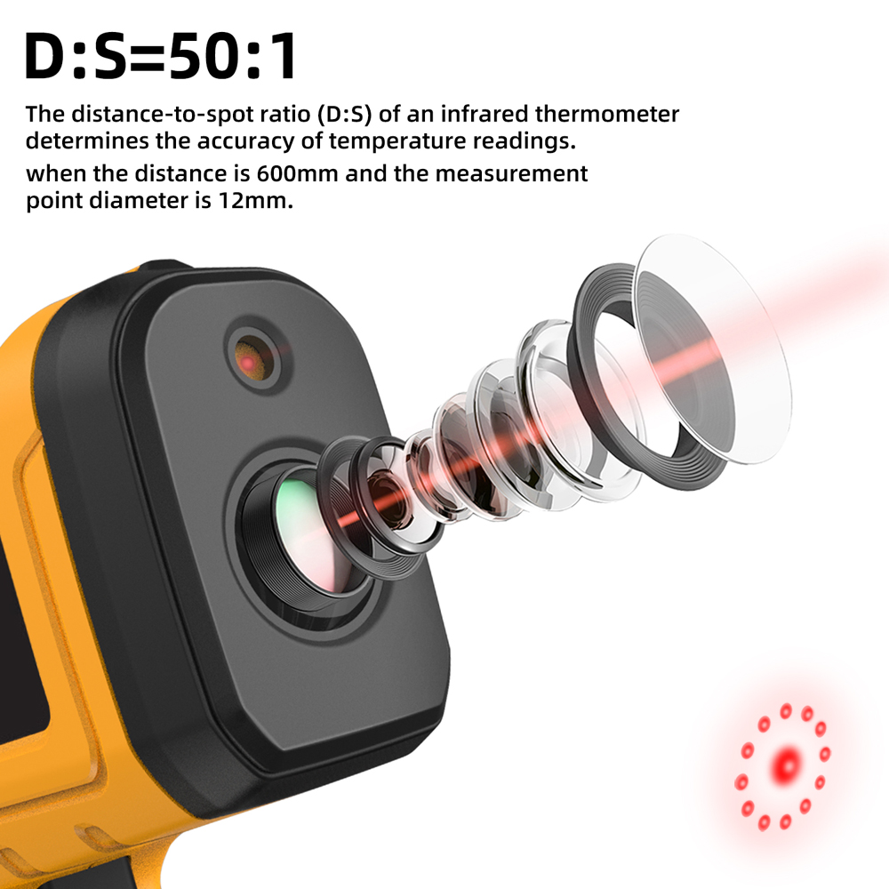 BSIDE 적외선 온도계 전문가용 50:1 -50~14 - Industrial Laser Temperature Sensor 리뷰 및 가격