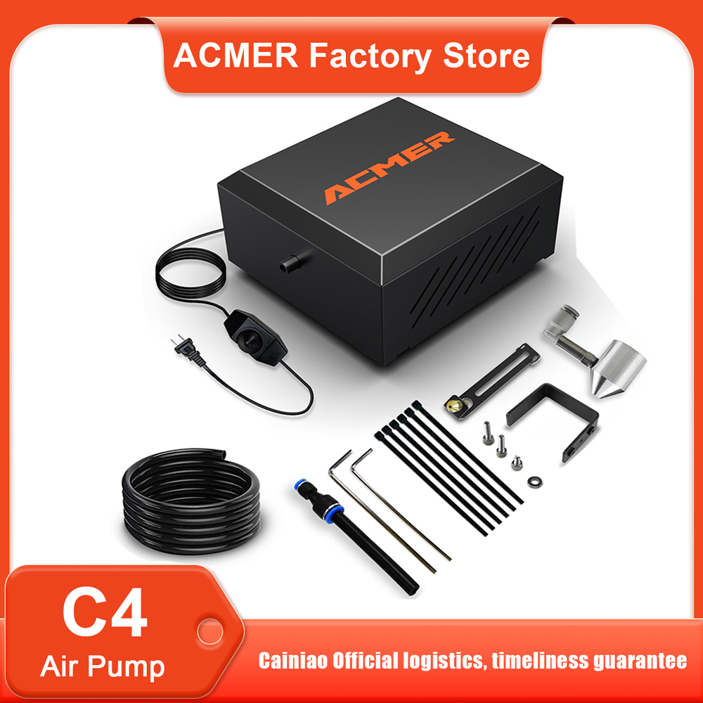 ACMER C4 레이저 에어 어시스트 펌프 CNC 레이 - Air Assist Pump Laser 리뷰 및 가격