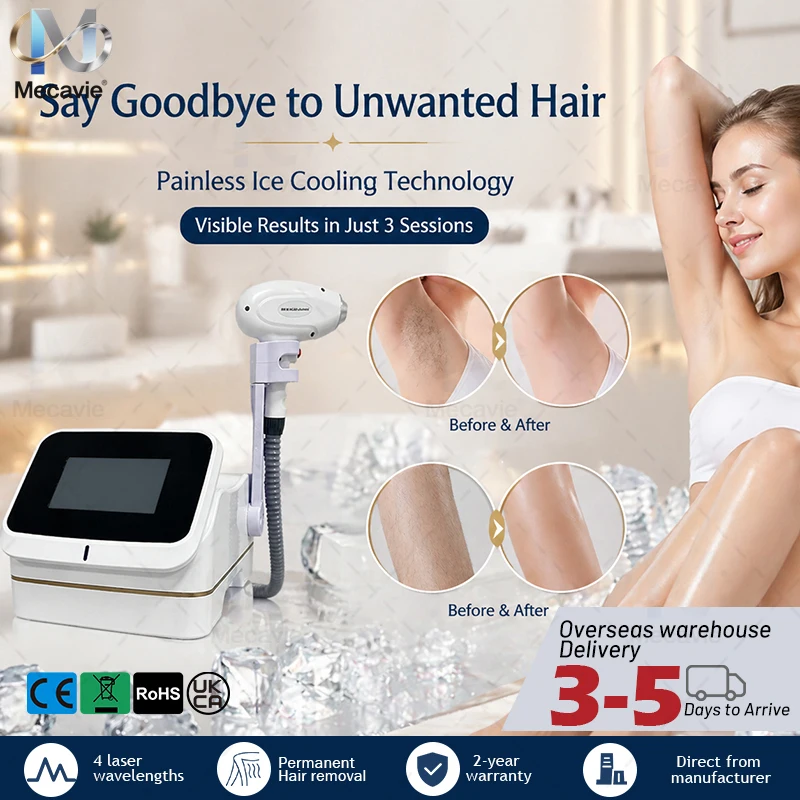 미니 아이스 플래티넘 제모기 808nm 다이오드 레이저 - Industrial Laser Hair Removal Machine 리뷰 및 가격