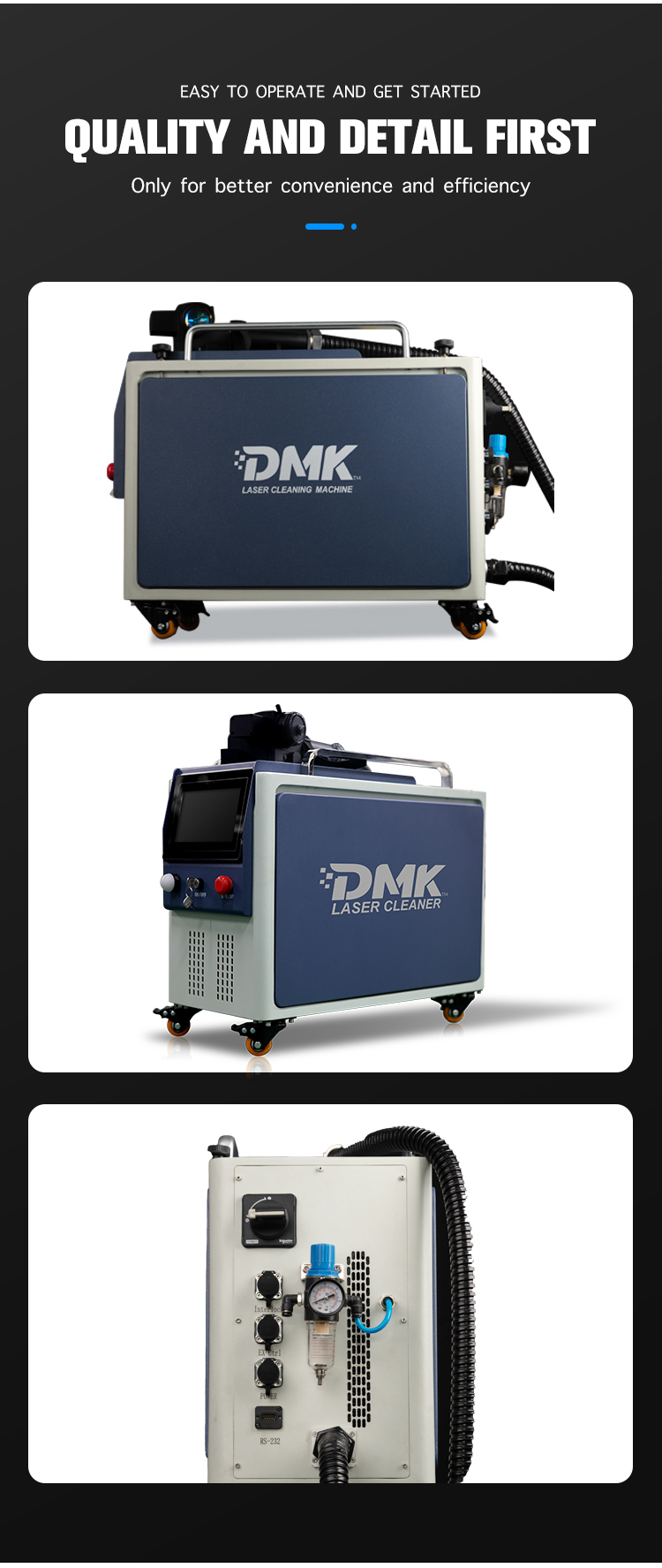 DMK 100W 200W 300W 펄스 레이저 클리닝  - Industrial Laser Paint Removal 리뷰 및 가격