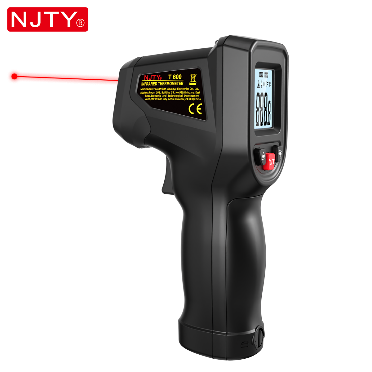 NJTY T600 적외선 온도계 건 비접촉식 -58 ° - Industrial Laser Temperature Sensor 리뷰 및 가격