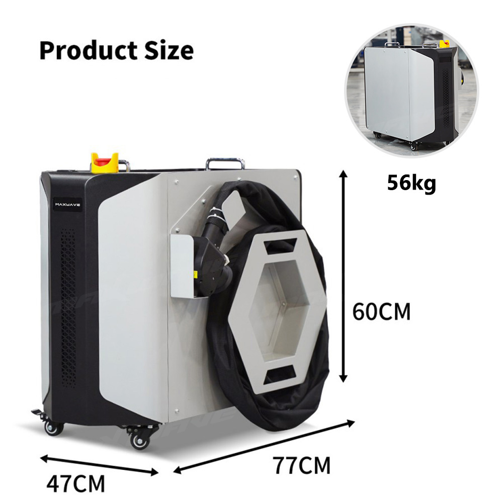 맥스웨이브 300W 레이저 클리너 휴대용 녹 제거 기계 - Industrial Laser Paint Removal 리뷰 및 가격