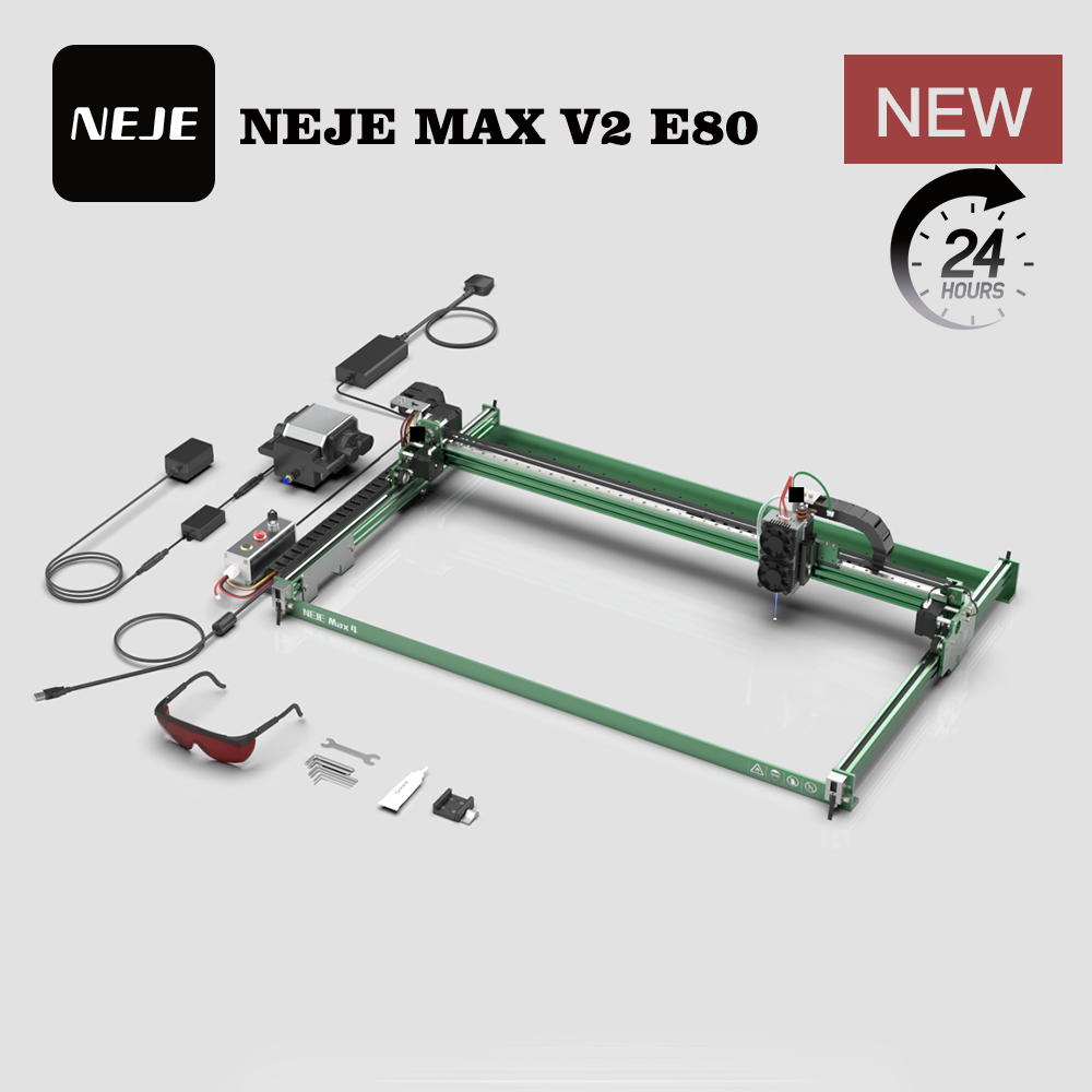 NEJE MAX V2 E80 80W 455nm 레이저  - Industrial Grade Laser 리뷰 및 가격