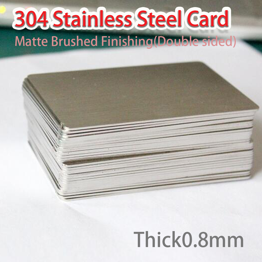 0.8mm 304 스테인리스 스틸 두꺼운 금속 명함 블 - Industrial Laser Marker 리뷰 및 가격