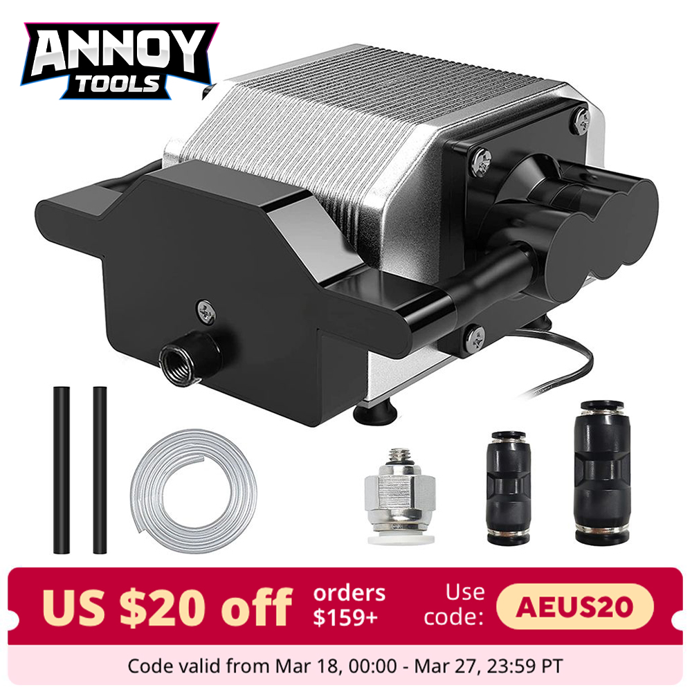 레이저 커터 및 조각기용 에어 어시스트, 조절 가능한  - Air Assist Pump Laser 리뷰 및 가격