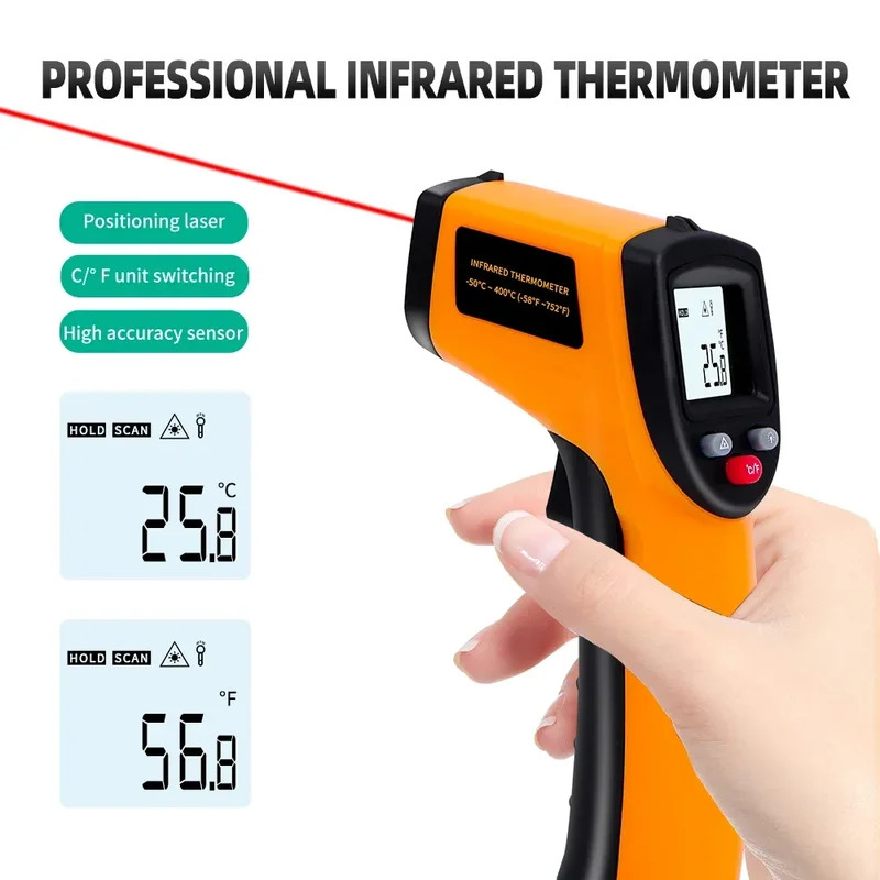 -50~380 ° C 산업용 적외선 온도계 비접촉식 G - Industrial Laser Temperature Sensor 리뷰 및 가격