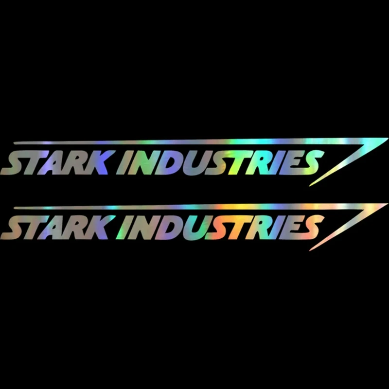 2Pcs 패션 레이저 자동차 스티커 스타크 산업 스타일 - Industrial Laser Packaging 리뷰 및 가격